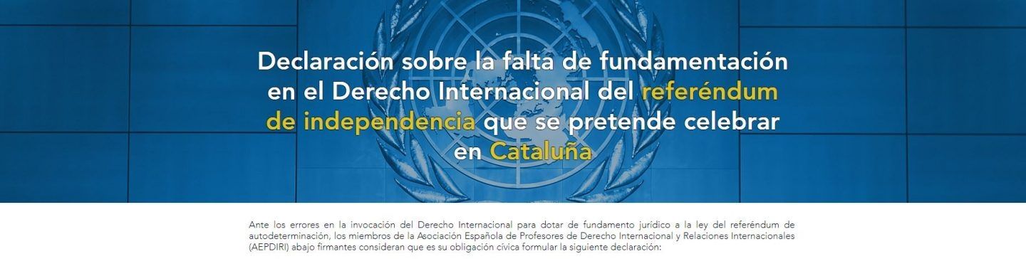 400 profesores de Derecho Internacional firman un manifiesto contra el ...