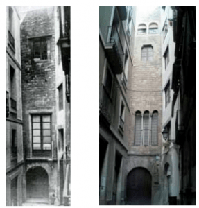 Centro Excursionista en 1900 y hoy