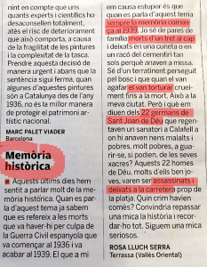 Companys carta Guerra Civil