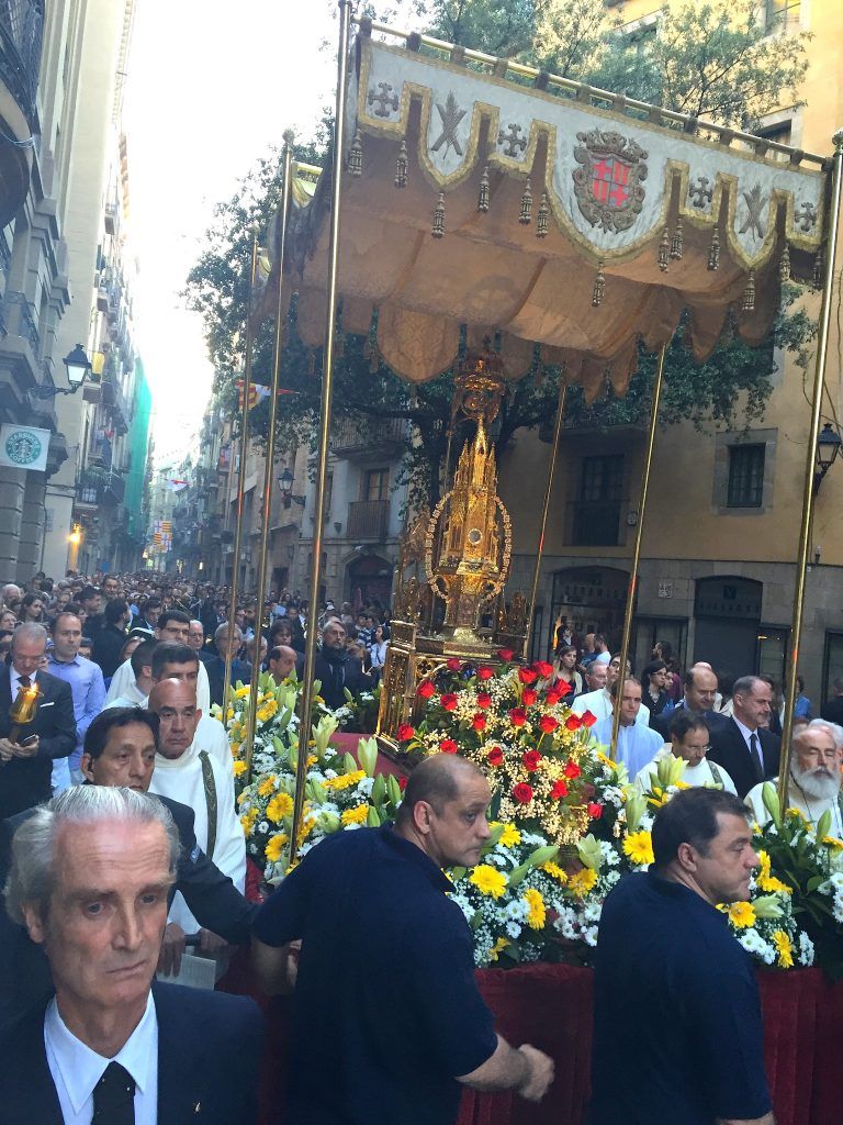 Hoy a las 1830 Corpus Christi en Barcelona Dolça Catalunya