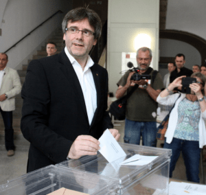 Puigdemont votar