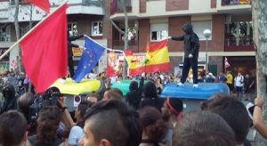 quema bandera españa
